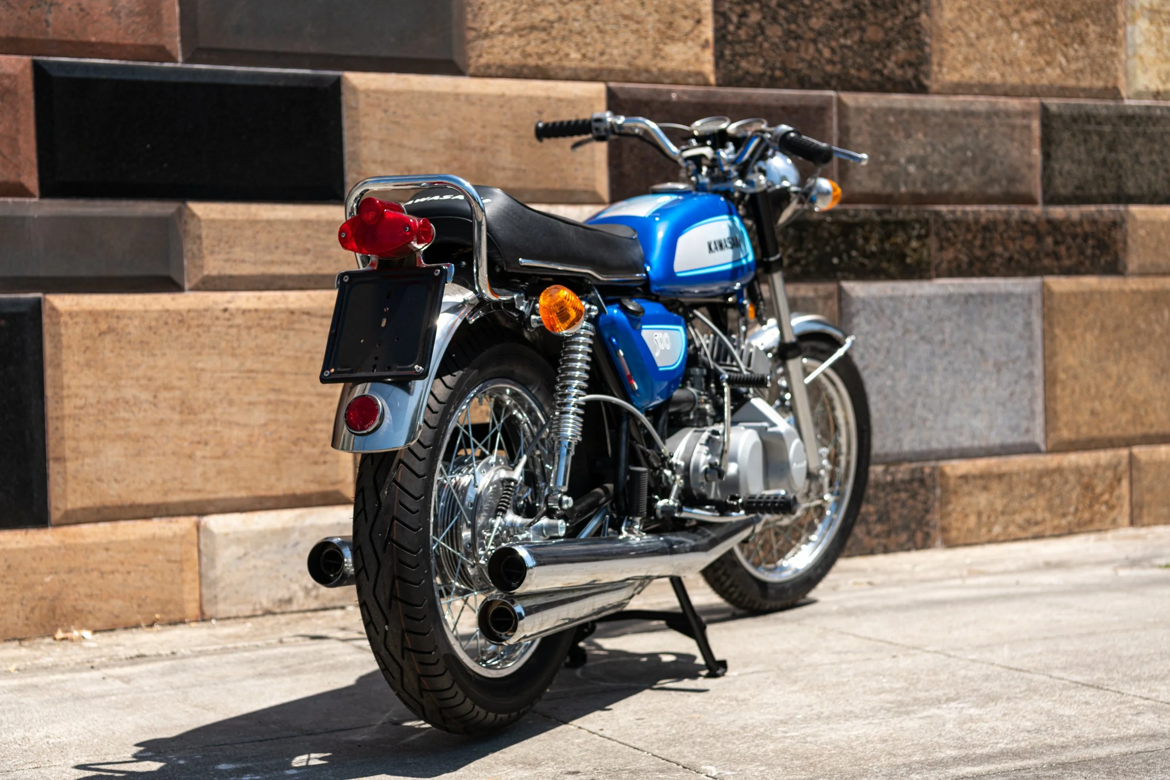 1971 Kawasaki 500 Mach III H1A D284 — Bello Moto SF